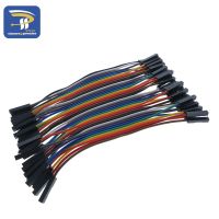 40PCS Dupont 10CM Female To Female (F-F) Jumper Wire Ribbon Cable for Arduino