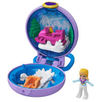 Original Polly Pocket World Treasure Box Mini Purse Kids Toys for Girls Micro Scene Polly Doll Play House Anime Figure Dream Bag