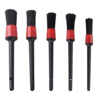 Haywood1 5pcs Car Detailing Cleaning Dashboard Air Outlet Brushes Tools Accessories  Plastic