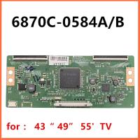 สำหรับ6870C-0584A Tcon สำหรับ TV De 43 , 49, 55 , V16, 55UHD, TM120_V0.6, Philips, Vitio, SONY, LG,ฯลฯ6870 T-Con ดั้งเดิม