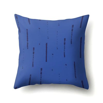 Purple Geometric Decorative Cushion Cover Pillowcase Polyester 45*45 Blue Throw Pillows Home Decor Pillowcover