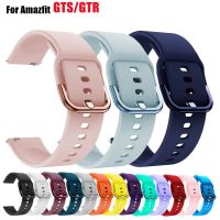 20Mm/22Mm สายสำหรับ Amazfit GTS/2/2e/3/4 GTS2 Mini/GTR 4/3 /Pro/ 47Mm/GTR2/2e/Stratos 2/3สายรัดข้อมือซิลิโคน Amazfit Bip