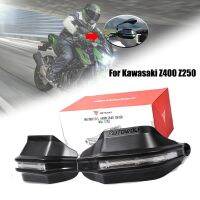 สำหรับ Kawasaki อุปกรณ์ป้องกันมือจับเครื่องป้องกันป้องกันมือกันลมป้องกัน Z400 NINJA400สำหรับ Z250