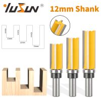 YUSUN 1PC 12MM Shank Z4 รูปแบบบิตเราเตอร์บิตเครื่องตัดมิลลิ่งงานไม้สําหรับไม้ Bit Face Mill เครื่องตัดคาร์ไบด์ End Mill