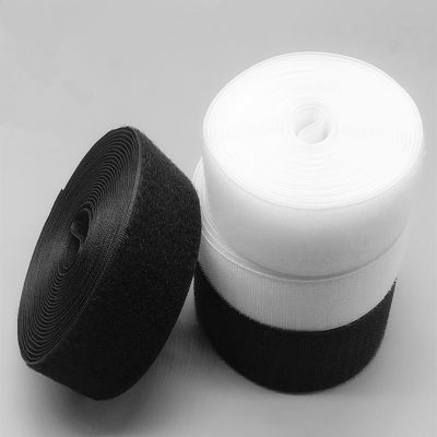 White / Black Velcros Adhesive magic tape hook and loop no glue self adhesive strip sewing fastener tape 2-10cm Adhesives Tape