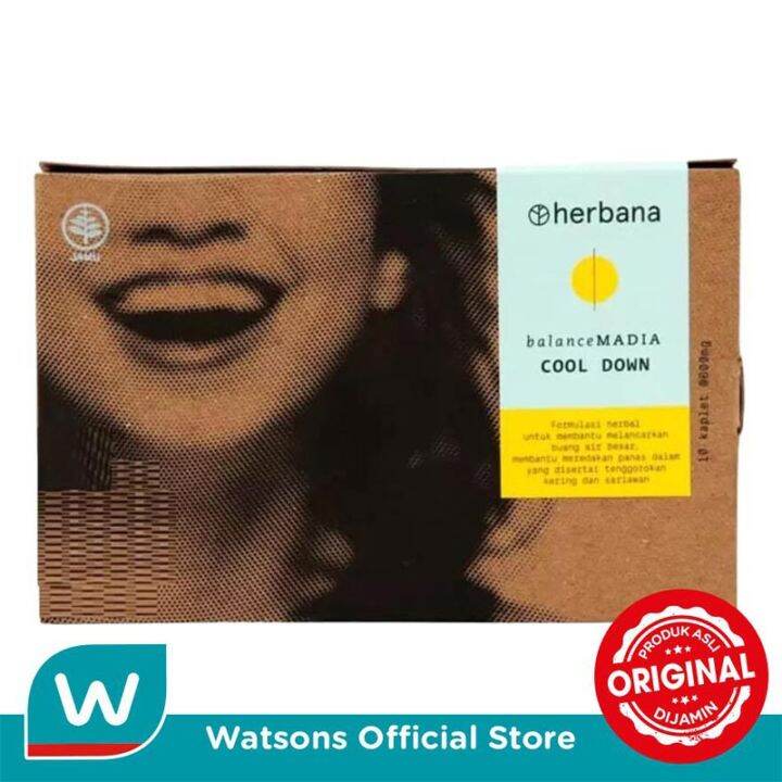 HERBANA Balance Cool Down 10'S Brown 600mg 10s Lazada Indonesia