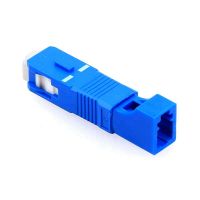 4X Optical Equipment Tool LC Female to SC Male Hybrid Flange Singlemode 9/125 SM Optical Fiber Adapter Connector