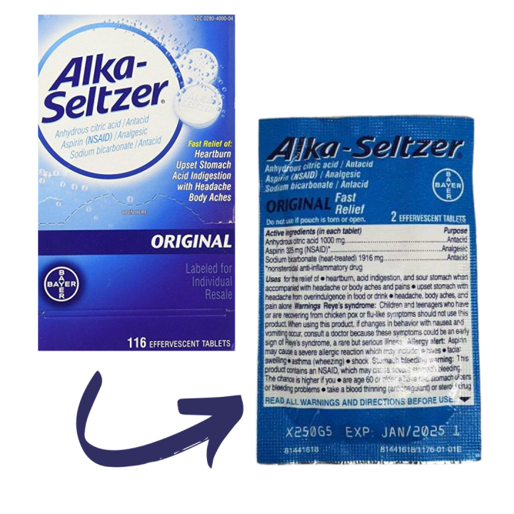 Alka-Seltzer Antacid Origina (2 Tablets) | Lazada PH