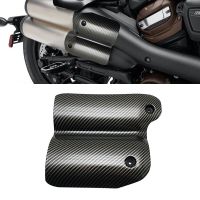 สำหรับ Sportster S 1250 RH1250 2021 + ที่หุ้มแผ่นกันความร้อนผู้โดยสารด้านหลังท่อไอเสียอุปกรณ์เสริมมอเตอร์ไซค์ฉนวนกันความร้อนร้อน