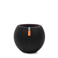 Vase ball Groove (Size D 10 x H 9 cm) - กระถางต้นไม้ Modern แบรนด์ Capi Europe