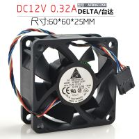 Delta AFB0612SH 6025 12V 0.32A 6CM PWM temperature control high air volume violent fan