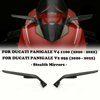 สำหรับ Ducati Panigale V2 955อุปกรณ์เสริมกระจกมองหลังรถจักรยานยนต์ปรับหมุนคงที่ Wing Panigale V4 1100 2020 - 2022