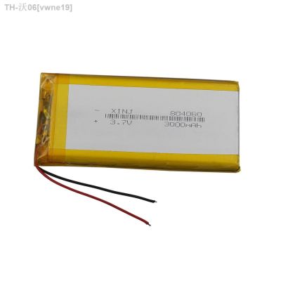 XINJ 3.7V 3000 mAh Polymer Rechargeable LiPo Li Lithium Battery 804080 For DIY GPS MID DVD PSP Phone Power Bank Tablet PC [ Hot sell ] vwne19