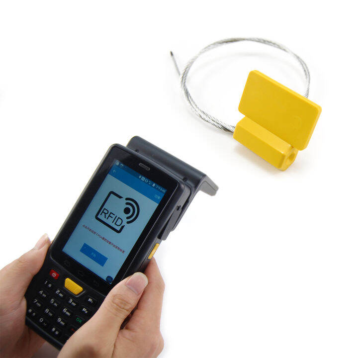 50PCS Electronic Security Seals 13.56MHz RFID Disposable Steel Wire