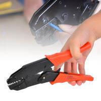 HS-26TW Ratchet Crimp Pliers 2*0.5-6.0mm 2*20-10AWG Crimper Crimping Tool for Tubular Terminal