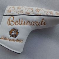 ★NEW★ Genuine BETTINARDI golf putter cover white head cover golf strip putter protective cover