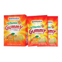 [&amp;gt;ซอง 24 g&amp;lt;] Biopharm Gummy ล้ม  ขนมวุ้นเจลาตินสำเร็จรูป ผสมวิตามินซี กลิ่นส้ม  (หมดอายุ 3/5/24)