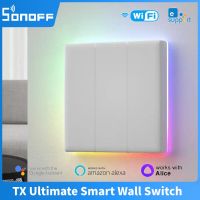 SONOFF TX Ultimate WiFi Smart Touch Wall Switch Smart Home Wireless eWeLink APP/ Voice Remote Control via Alexa Google Home Power Points  Switches Sav