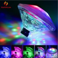 Underwater Bath Light LED Diamond Bathtub Swimming Pool Floating Lamp Disco Glow RGB Flashing Pond Pool Party Night Light