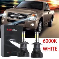 ชุดหลอดไฟหน้าฮาโลเจน LED 6000K แบบเปลี่ยน สําหรับ Isuzu Dmax 1st Gen ปี 2005-2012 2007 2008 2009 2010 รับประกัน 10 เดือน