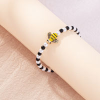 10 pcslot fashion jewelry accessories metal enamel cute bee pearl celet