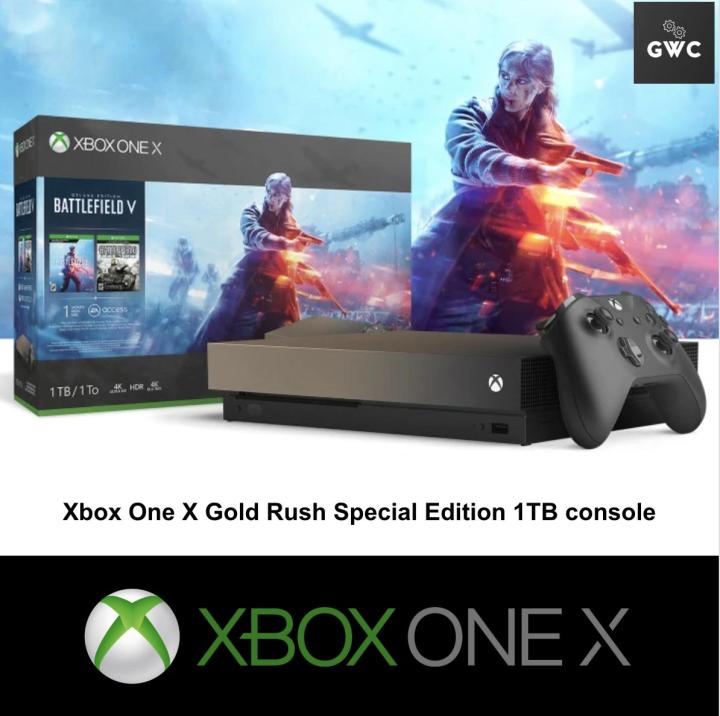 Microsoft Xbox One X 1TB Console Gold Rush Special Edition