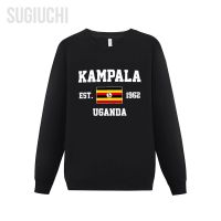 Men Women Hoodies Uganda EST.1962 Kampala Capital Hoodie Pullover Sweatshirts O-Neck Hip Hop Style Cotton Unisex