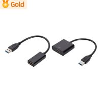 USB 3.0 To HDMI-compatible Converter 1080P Video Audio USB 3.0 To HDMI-compatible Converter Support Multi Screen Drive Free 15cm Adapters