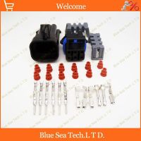 Sample 2 sets 6 Pin male&amp;female Auto plug connector Car waterproof Electrical connector for DELPHI connector etc.