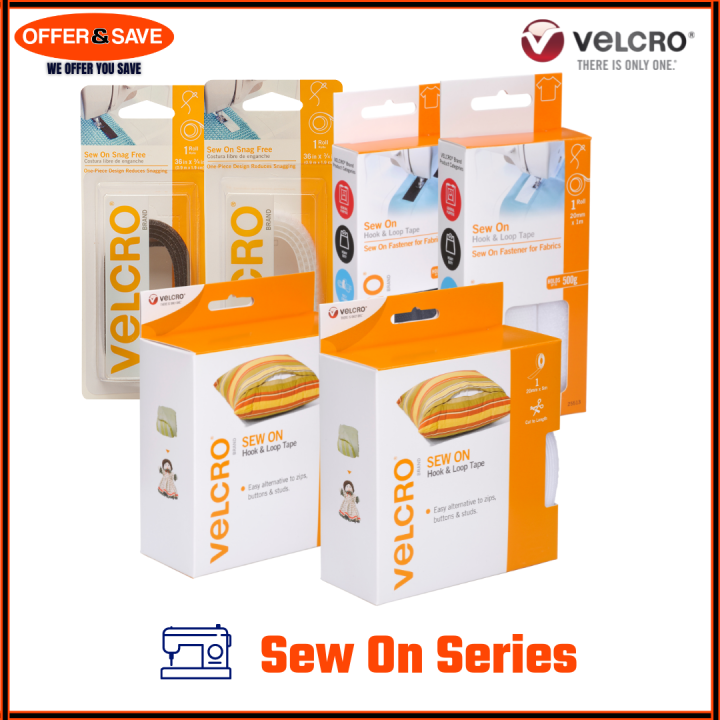 Sew-On Velcro® Fasteners and Tape | Seattle Fabrics