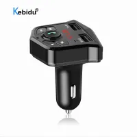 Kebidu 3.1A Dual USB Car Charger MP3 Player wireless Bluetooth Receiver FM transmitter Audio Music Player For Car Accessories Car Chargers