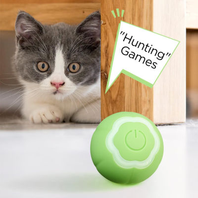 ลูกบอลของเล่นแมวอัตโนมัติล็อตเตอรี่ของเล่นหมุนได้360องศาสำหรับสุนัขขนาดกลาง/ใหญ่ของขวัญวันเกิด