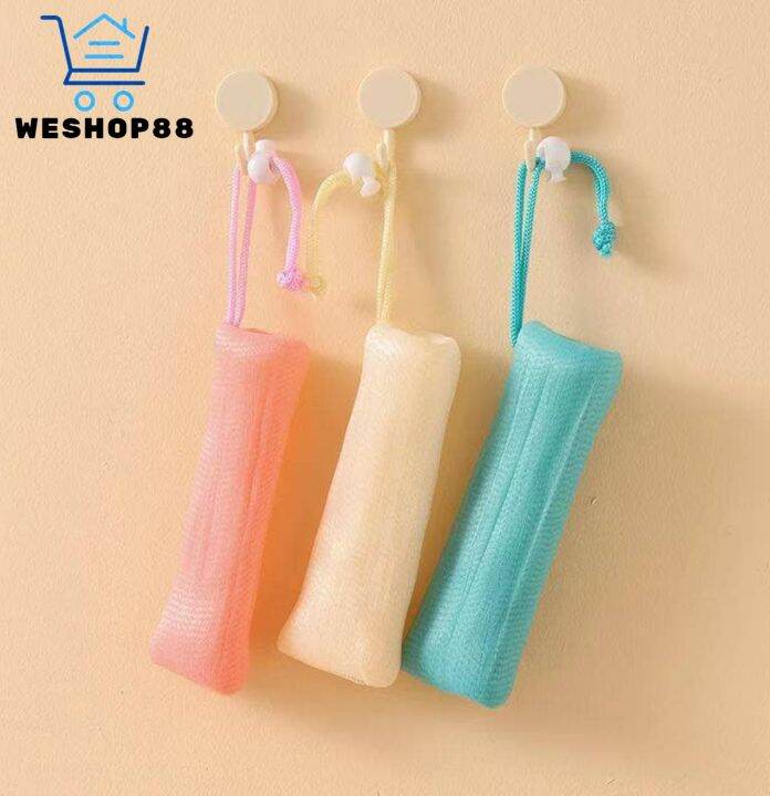 Weshop88 Exfoliating Mesh Soap Pouch Bubble Foam Double Layer Net Soap Saver Bag Lazada Ph 5700