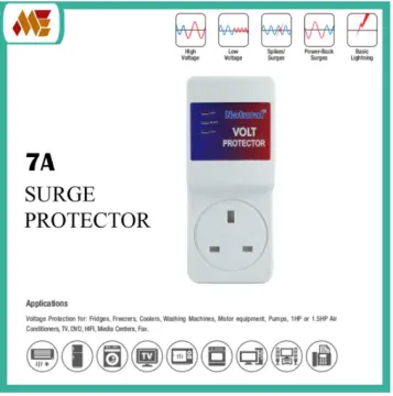 Fridge Guard /Surge Protector/Spark Protector/Lightning Protector/Voltage  Protector Against Too High/Too Low of Incoming Power Supply UK Plug Socket