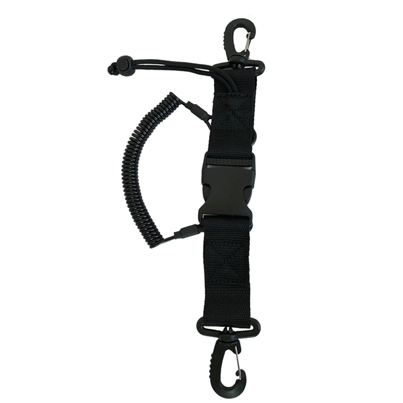 2Pcs Scuba Diving Lanyard Strap Camera Holder Belt & Swivel Clip Attachment 