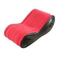 New Red Infatable  Sofa 440Ib Load  Carrying Capacity EP PVC  Furniture Air Cushion Furniture Chair For Couples