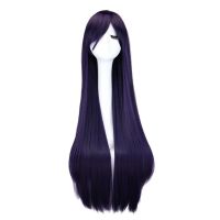 【jw】ஐ Straight Wig Pink Dark Cm Synthetic Hair Wigs