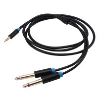 Vention 10X Jack 3.5mm to 6.35 Adapter Audio Cable for Mixer Amplifier Speaker Gold Plated Splitter Audio Cable