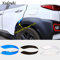 For Hyundai Kona Encino Kauai 2017 2018 2019 2020 Car Sticker Base Cover Rear Back Spoiler Side Triangle Wheel Eyebrow Trim Hood