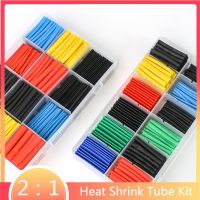 2：1 Thermoresistant Shrinking Tubing Assorted Wire Cable Insulation Sleeving  ，Thermoresistant tube Heat Shrink wrapping kit Electrical Circuitry Part