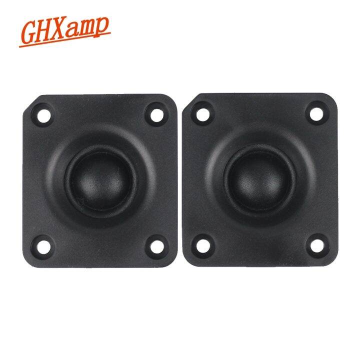 ghxamp-1-inch-car-tweeter-speaker-unit-neodymium-4ohm-25w-silk-membrane-treble-high-end-91db-for-peerless-speaker-diy-1pairs