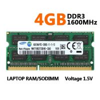 Samsung 4GB DDR3 Bus 1600MHz PC3-12800 แรมโน๊ตบุ๊ค(สินค้าใหม่) รับประกัน 2 ปี