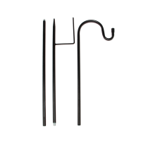 5X Shepherd Hooks Rust Resistant Garden Stake Outdoor Metal Plant Stand Hanger Bird Feeder Pole 120X10X1cm