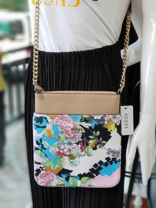 Guess floral hot sale sling bag