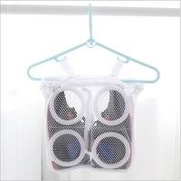 【cw】 Durable High Quality Polyester Washing Shoes Mesh Net Air Bag Pouch Washing Machine Cleaner Laundry Bag Case Shoe Hanging Bag