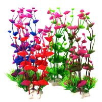 hot【cw】 1PC Decoration Artificial Trumpet Environmental Aquarium  Fake Aquatic