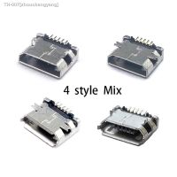 ✸♘♠ 50pcs/lot USB Connector Female Port Jack Tail Sockect Plug For Android phone data connector 5Pin Micro-B SMD Micro