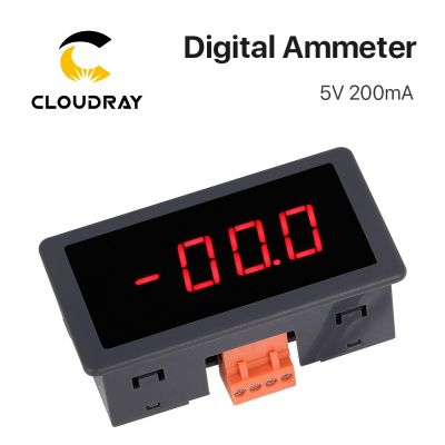 Cloudray 5V 200mA LED DIgital Ammeter Voltage Current Meter Volt Detector Tester Monitor Panel for Co2 Machine Power System