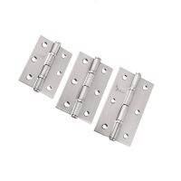 Door Hinges Security Exterior Stainless Steel Door Hinge Pins with Stainless Steel Screws - Pack of 10