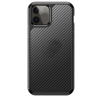 Suitable for iPhone12 Pro Case Carbon Fiber Pattern Cover for 12Pro Airbag Anti-Fall Protective Cover